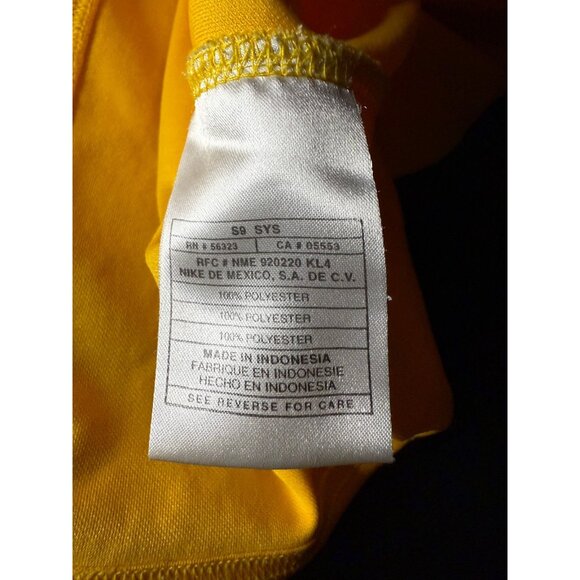 Vtg Nike Air Jordan California Golden Bears Button Jersey Vest Mens M Y2K - Picture 4 of 6